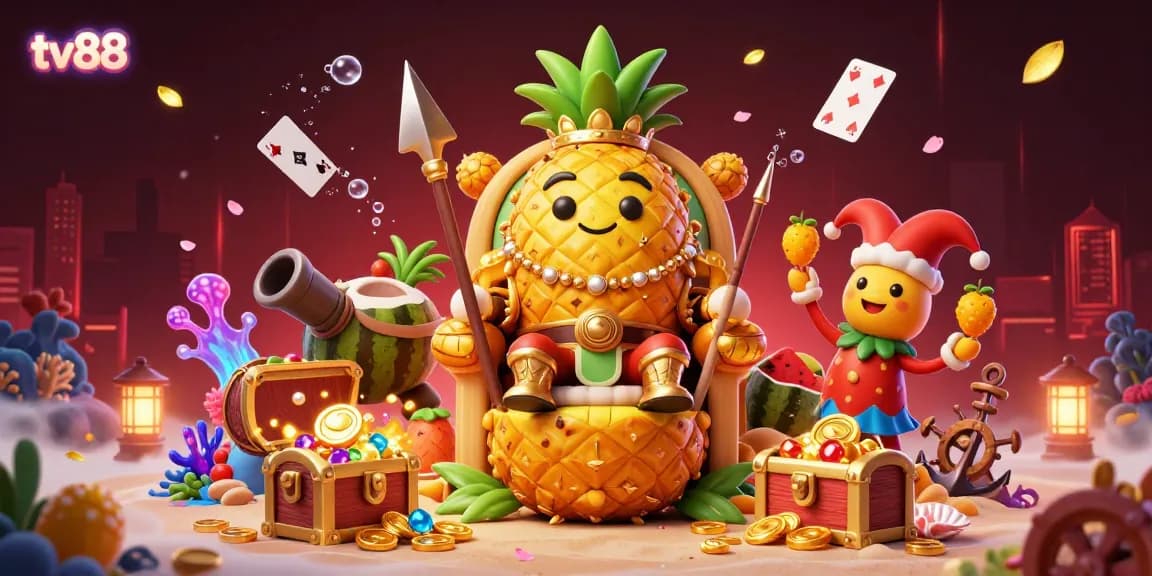 Participate in exciting gaming adventures at tv88 with vibrant casino characters and colorful elements.