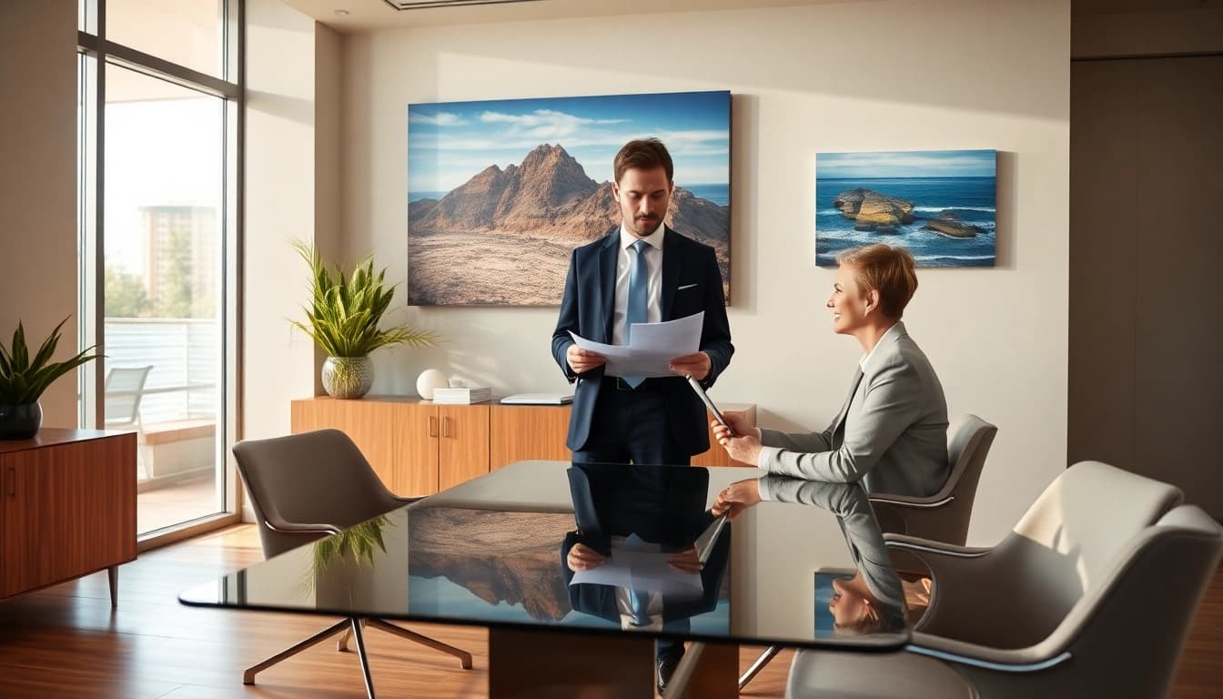 Lawyer assisting clients in Australia with professional legal guidance.