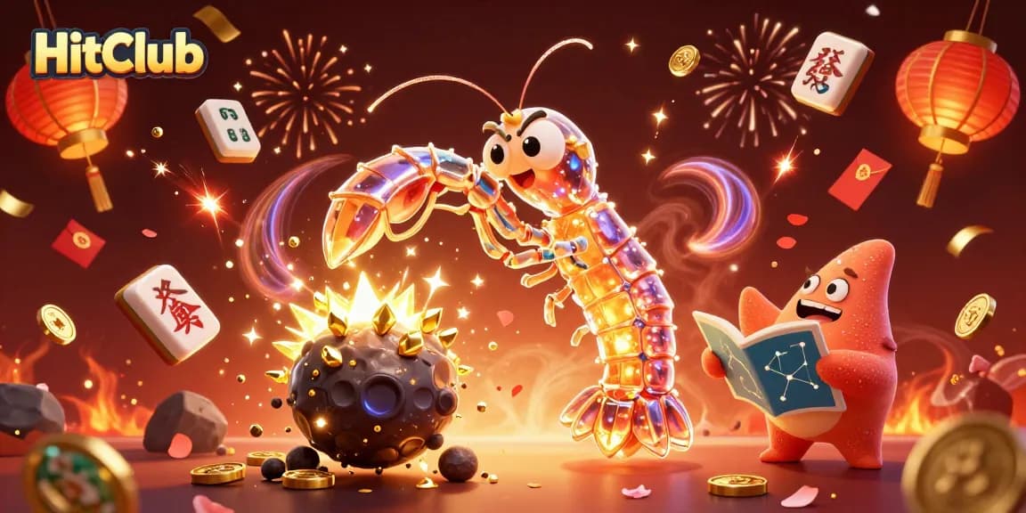 HitClub offers dynamic gaming with vibrant visuals as players explore colorful casino elements.
