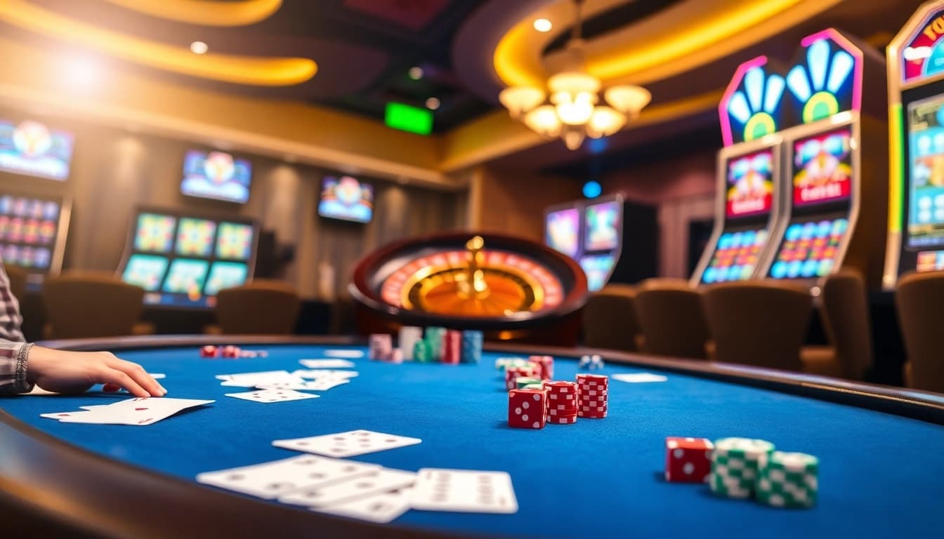 Experience the thrill of gambling at https://fun88.social/ with vibrant casino tables and exciting games.