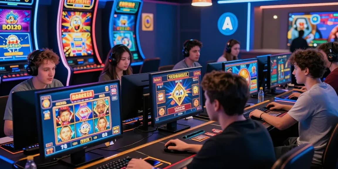 Dynamic online gaming scene with diverse players at non UK casinos showcasing innovative technology and engaging gameplay on https://dsam.org.uk