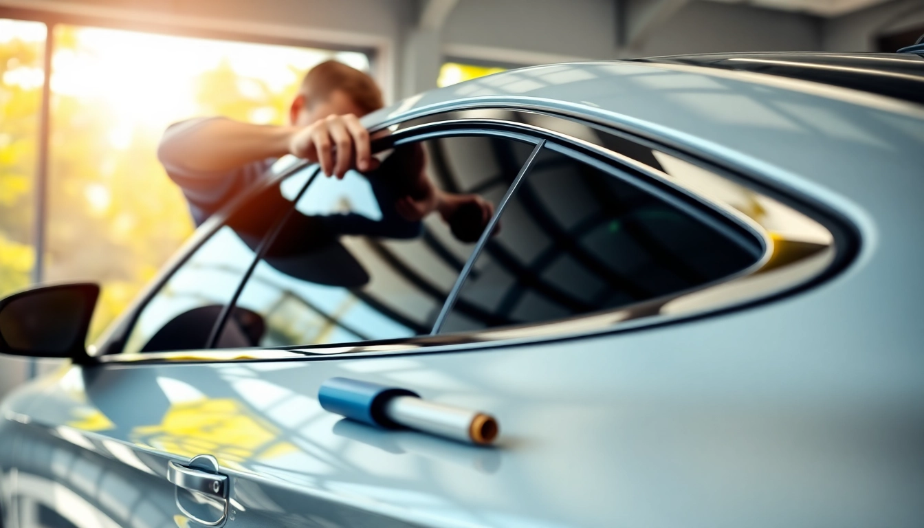 Enhance your vehicle with expert window tint Chattanooga services performed by a skilled technician.