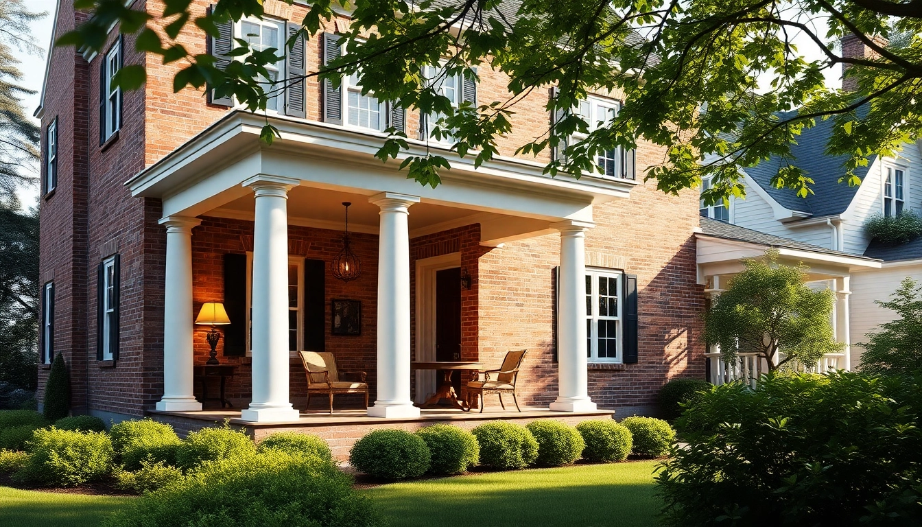 Modern colonial home addition seamlessly merges with classic style, enhancing curb appeal.