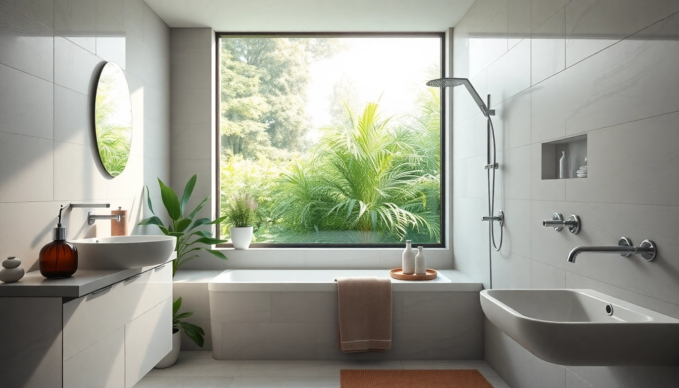Optimale sanitäre Lösungen von sonni sanitär in einem modernen Badezimmer mit elegante Armaturen.