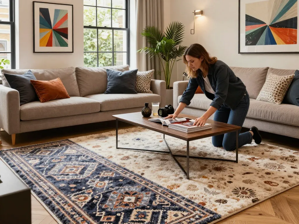 Luxury carpets London featured in a stylish living room setup with elegant decor and inviting ambiance.