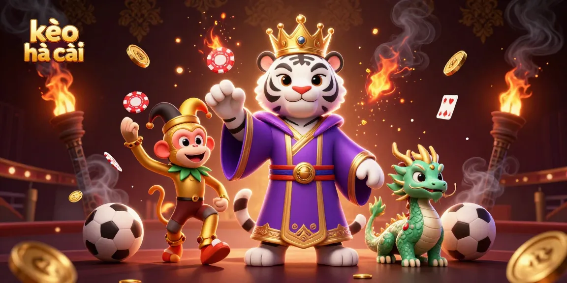 Engage in thrilling kèo nhà cái action with playful characters and exciting sports elements.