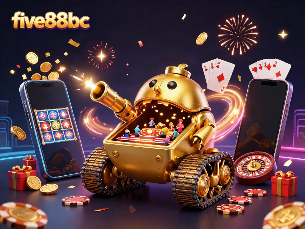 Experience exhilarating gameplay in five88bc's colorful casino world filled with dynamic slot games and festivities.