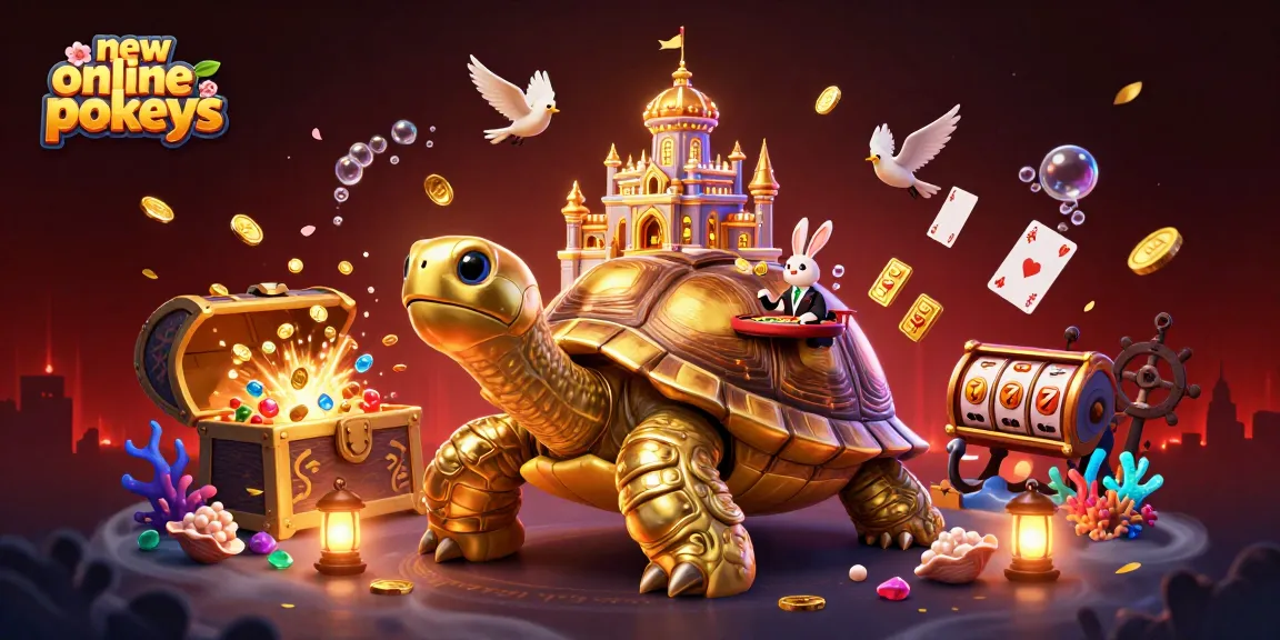 Enjoy the thrill of new online pokies with vibrant casino-themed characters and dynamic game elements.