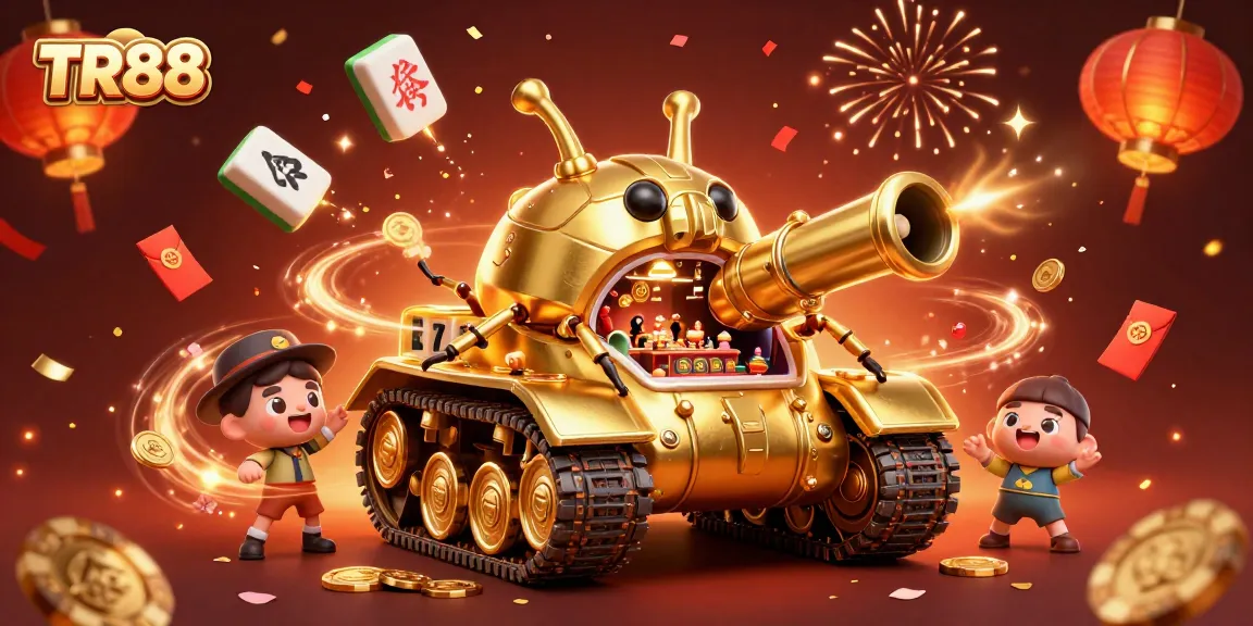 Engage with TR88’s thrilling casino gaming experience in a vibrant, festive atmosphere.