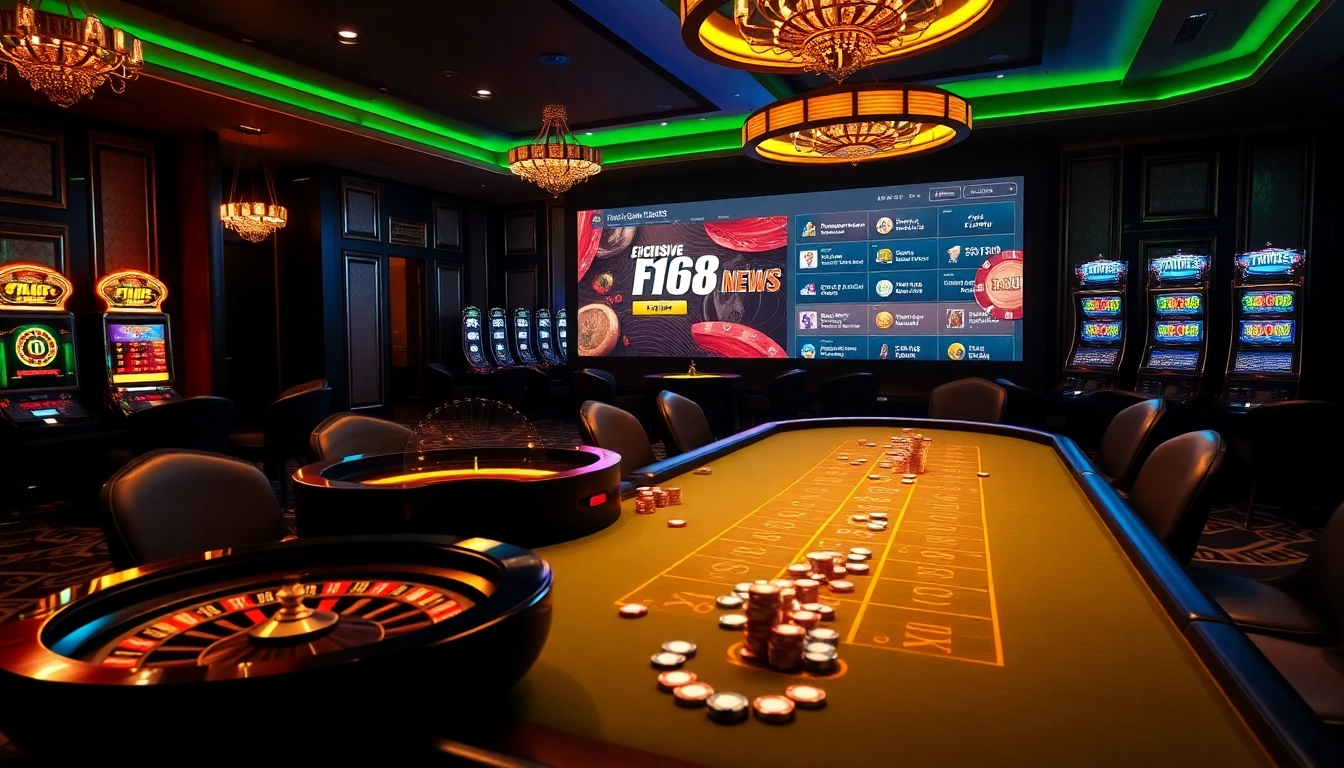 Experience the excitement of online gambling at https://f168.news/ with vibrant poker tables and exclusive promotions.