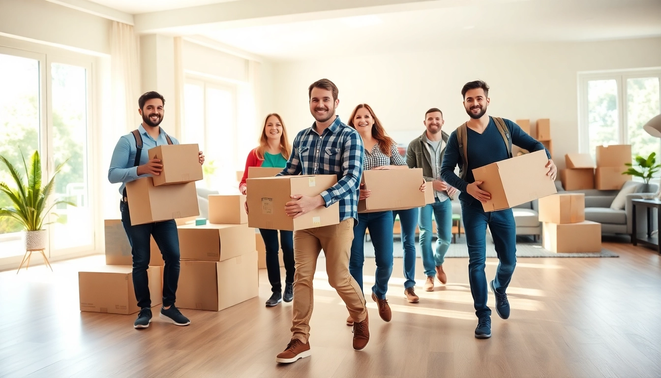 Movers in action showcasing efficiency for moving companies calgary.