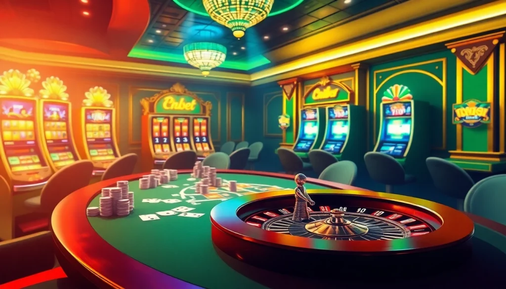 Engaged players experience the excitement of betting at 77Bet's luxurious casino table.
