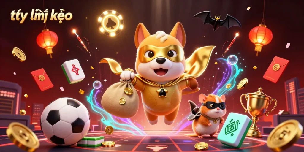 Enhance your game with tỷ lệ kèo insights from a 3D cartoon superhero scene showcasing dynamic betting elements.